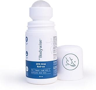 Be Bodywise 20% Urea Foot Cream Roll On 50ml | For Dry & Cracked Heels | With 2% Lactic Acid, Olive Oil & Vitamin E | Helps Repair and Moisturise Cracked Heels