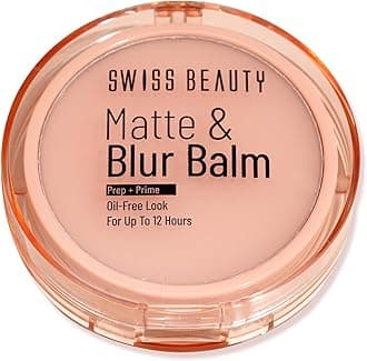 Swiss Beauty Matte & Blur Balm | Prep + Prime | 12-Hour Oil-Free Shine | With Vitamin E & B3 | UV Light Protection | 1 Count