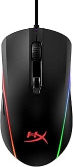 Pulsefire Surge - RGB Wired Optical Gaming Mouse, Pixart 3389 Sensor up to 16000 DPI, Ergonomic, 6 Programmable Buttons, Compatible with Windows 10/8.1/8/7 - Black