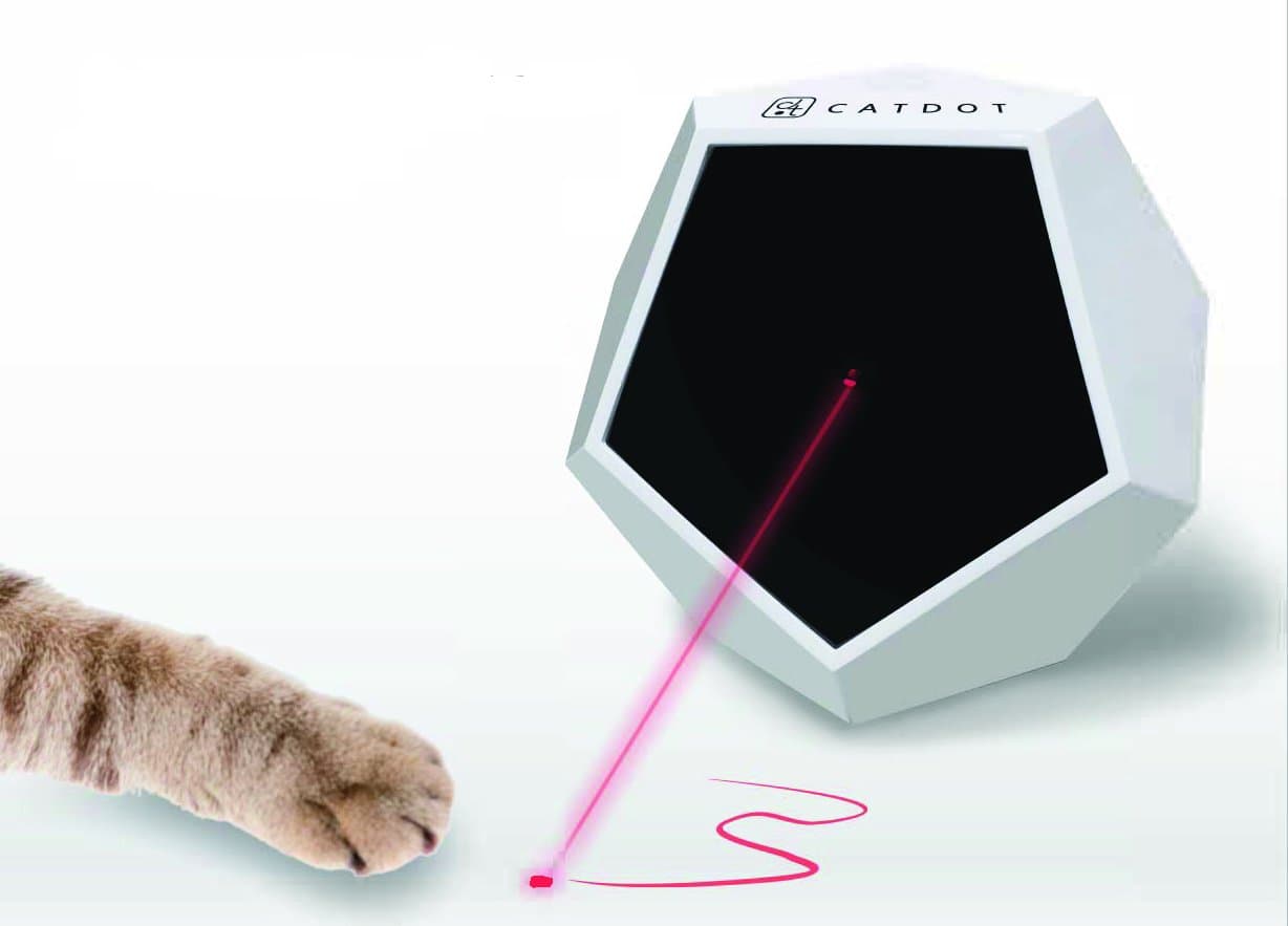 Automatic Cat Laser Toy. Interactive and Silent, Hours of Fun for Your Cat, Kitten, Puppy or Dog. It’s Quiet so it Won’t Frighten Your Pet. 3 Speed Settings. Great Fun For The Whole Family.