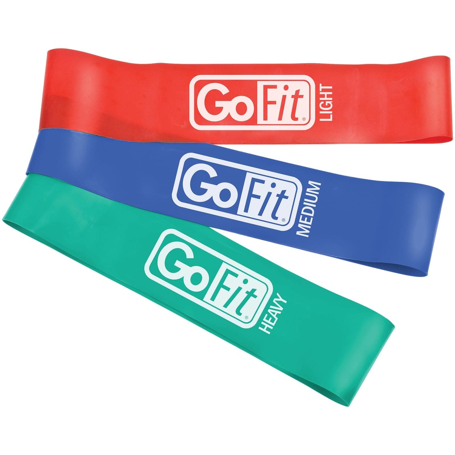 GOFIT Power Loops - 3 Lower Body Bands with Training Manual