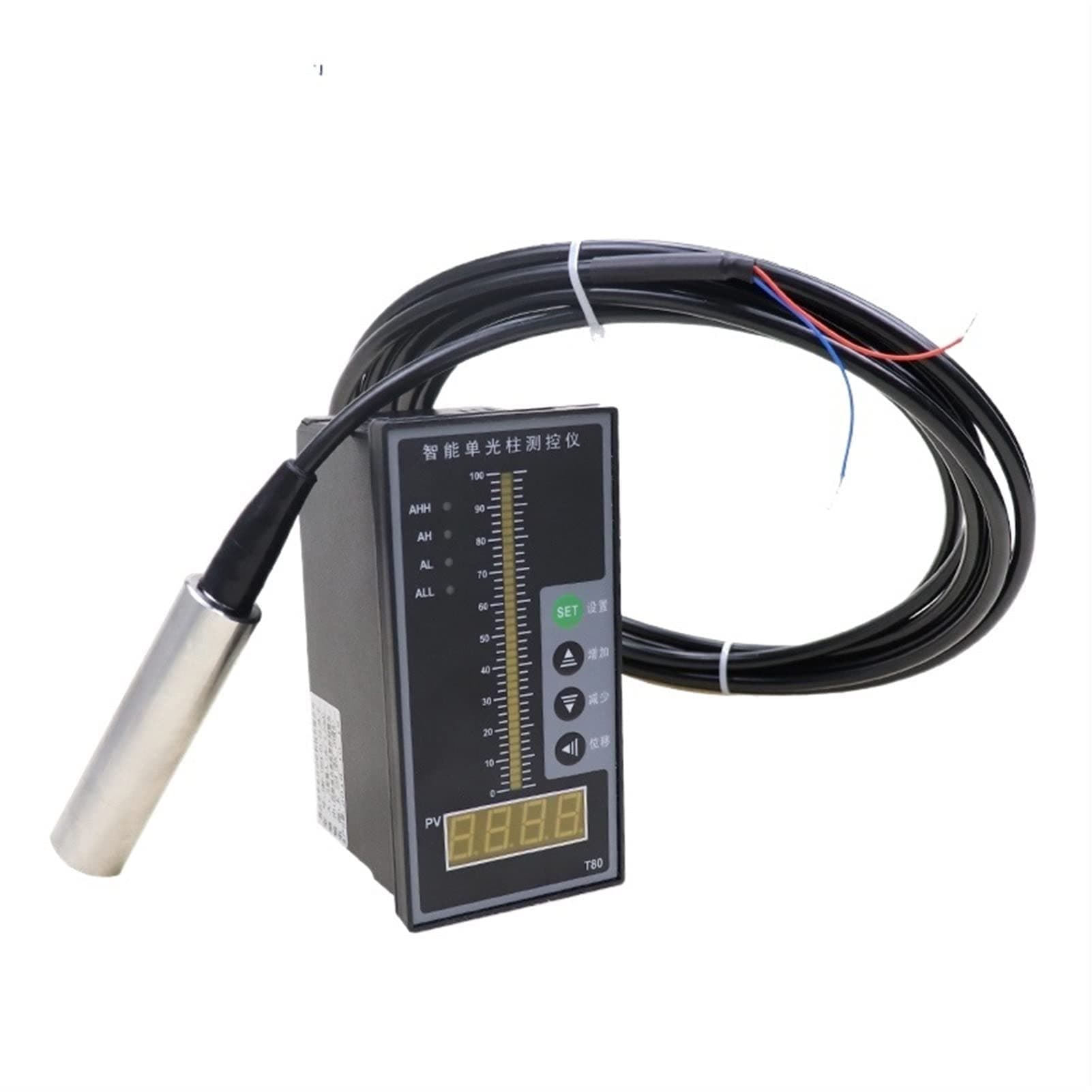 wrtgerht Mini Power Small Pump 4-20mA Submersible Water Level Sensor Deep Well Pump Deep Level Transmitter (Color : 20m RS485 output)