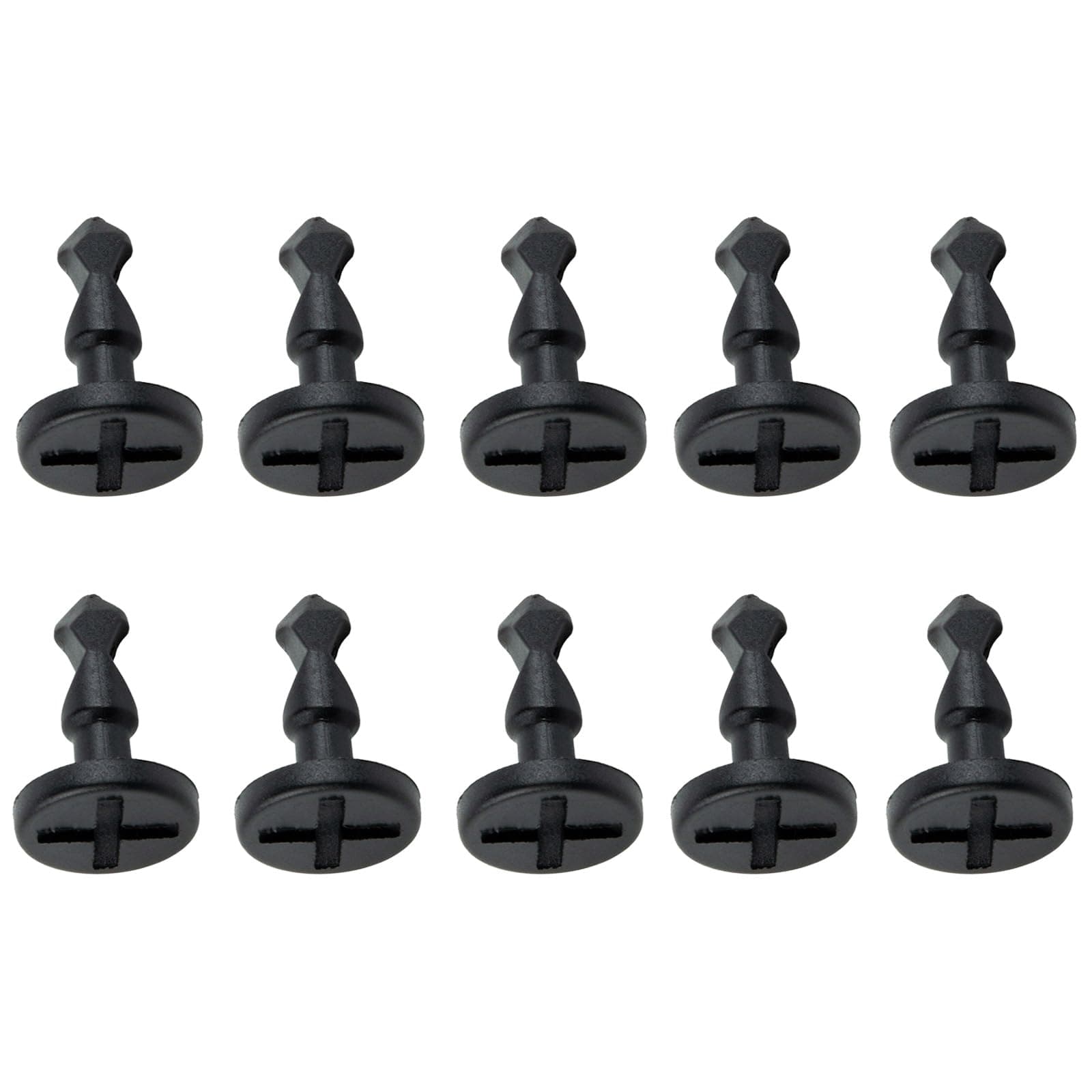 95557271000 Engine Compartment Trim Panel Cover Plate Screw Clip for Porsche Cayenne 2003-2006 2008-2010,Pack of 10