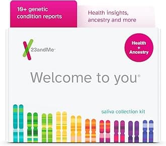 - 23andMe Health + Ancestry Service: DNA Test Kit, FDA-Authorized Reports, Genetic Test, Health Predispositions, Carrier Status, Family Tree (Before You Buy See Important Test Info Below)