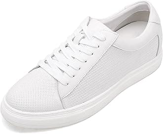 CHAMARIPA Men's Invisible Height Increasing Elevator Shoes-Sneakers Genuine Leather Casual Shoes-2.36 Inches Taller H81C89K013D