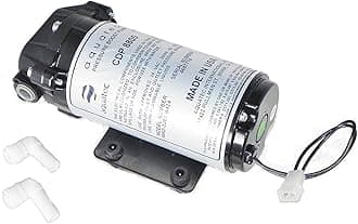 Aquatec CDP 8800 high flow Pressure boost pump 8852-2J03-B423 100GPD - 200 GPD RO reverse osmosis booster pump 24VAC 1/4 and 3/8 by Aqua Tec