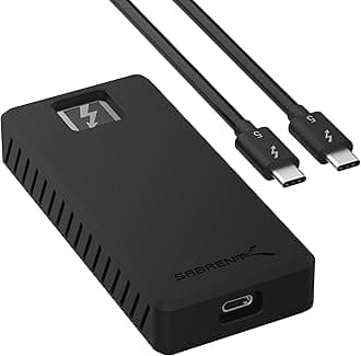 SABRENT Rocket XTRM 5 2TB Thunderbolt 5 Portable SSD, 80Gbps Connection, Up to 64Gbps Transfer, Compatible with TB4 TB3 USB4 USB 3.2 20Gbps 10Gbps 5Gbps, Rugged Aluminum and Silicone (SB-XTM5-2TB)
