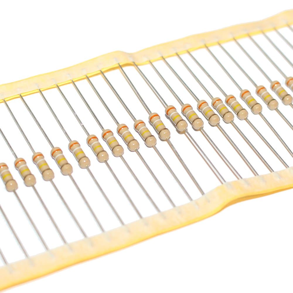 25 x Carbon Resistors 2.2K Ohm - 1/2W ± 5%