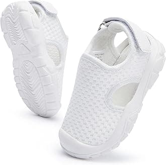 BMCiTYBMBaby Boy Girl Closed Toe Summer Sandals Lightweight Shoes Infant Non-Slip First Walking Sneakers 6 9 12 18 24 Months