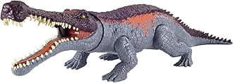 Jurassic World GVG68​ Massive Biters Larger-sized Dinosaur Action Figure with Tail-activated Strike and Chomping Action, Movable Joints; Ages 4 and Up​, 75.1 cm*10.4 cm*36.2 cm