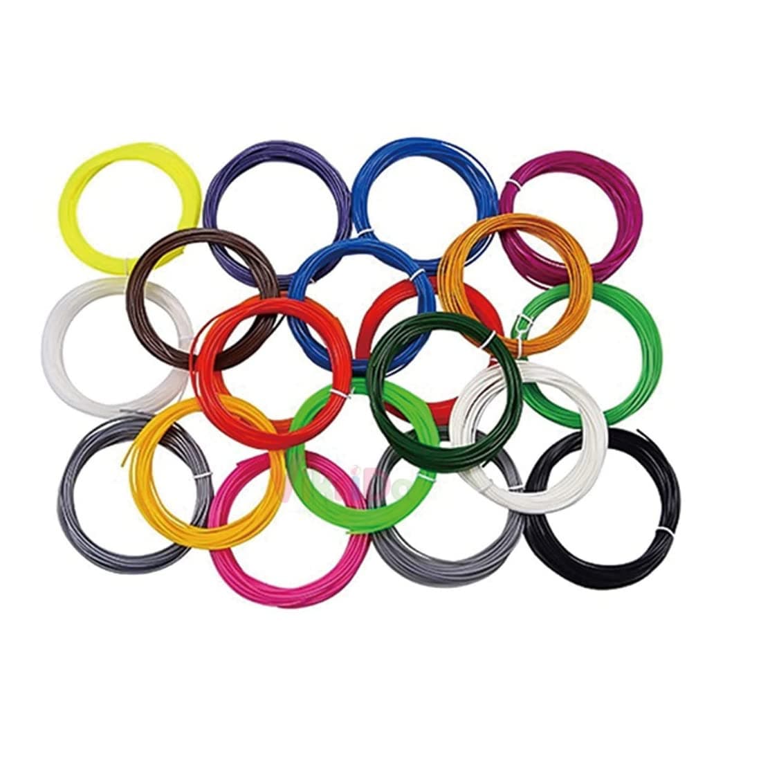 10 Pcs PLA Filament Refills for 3D Printing Pen & 3D Printer | Safe, Non-Toxic 3D Pen Wires for Kids & Adults