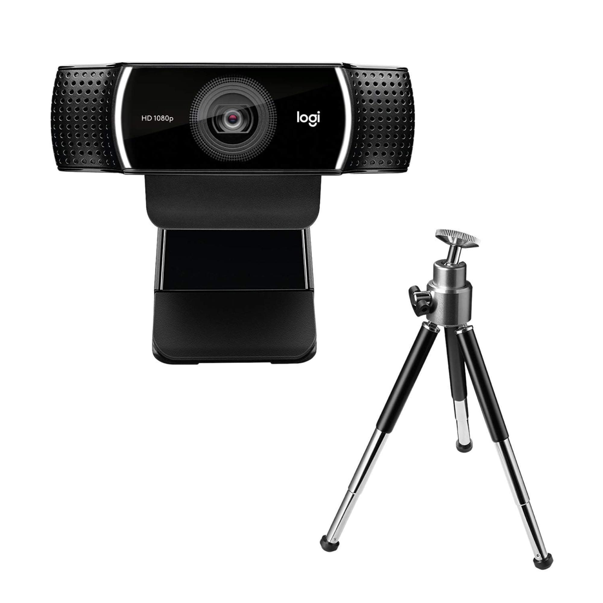 Logitech C922 Pro Stream Webcam (HD 1080p/30fps or HD 720p/60fps) - Black