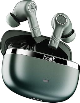 boAt Nirvana Ion ANC Pro: Hires Audio LDAC, ~32dB ANC, 120Hrs Battery, App Support, Fast Charge, v5.3 Bluetooth TWS Earphones with Mic