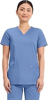 Cherokee womens Classic V-neck Top (pack of 1)