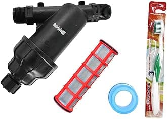 WaterLabs 122Y Water Tank Filter/Screen Filter | 90 Micron | ISI, BIS | with 1 Cleaning Brush | 1 Teflon Tape | 1 Year Warranty | Sediment filter for home