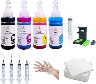 ANG Refill Kit | Compatible with DeskJet Ink Advantage 2778, DeskJet 2332, DeskJet 2723 | Full Set of Refill Ink for Cartridges