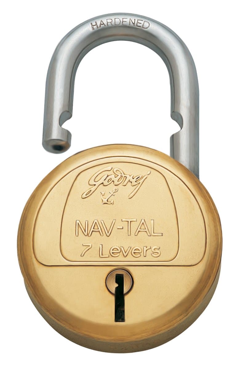 Godrej Locks 7 Levers Deluxe Hardened - 3 Keys