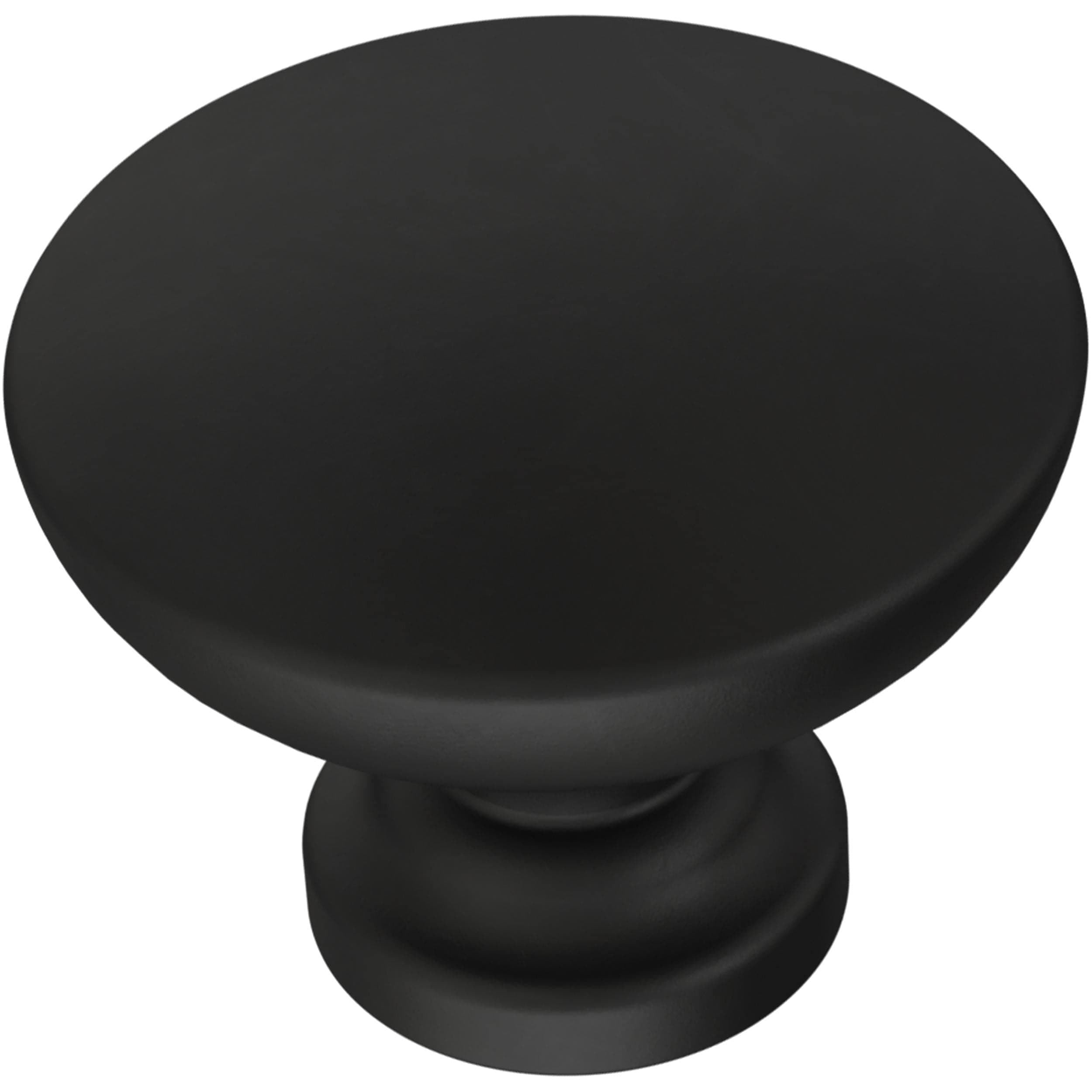 Franklin Brass Fulton (5-Pack) Cabinet Knobs | Matte Black Handles for Dresser Furniture Drawers/Kitchen/Door/Bathroom | 1-3/16" P29523Z-FBA-B