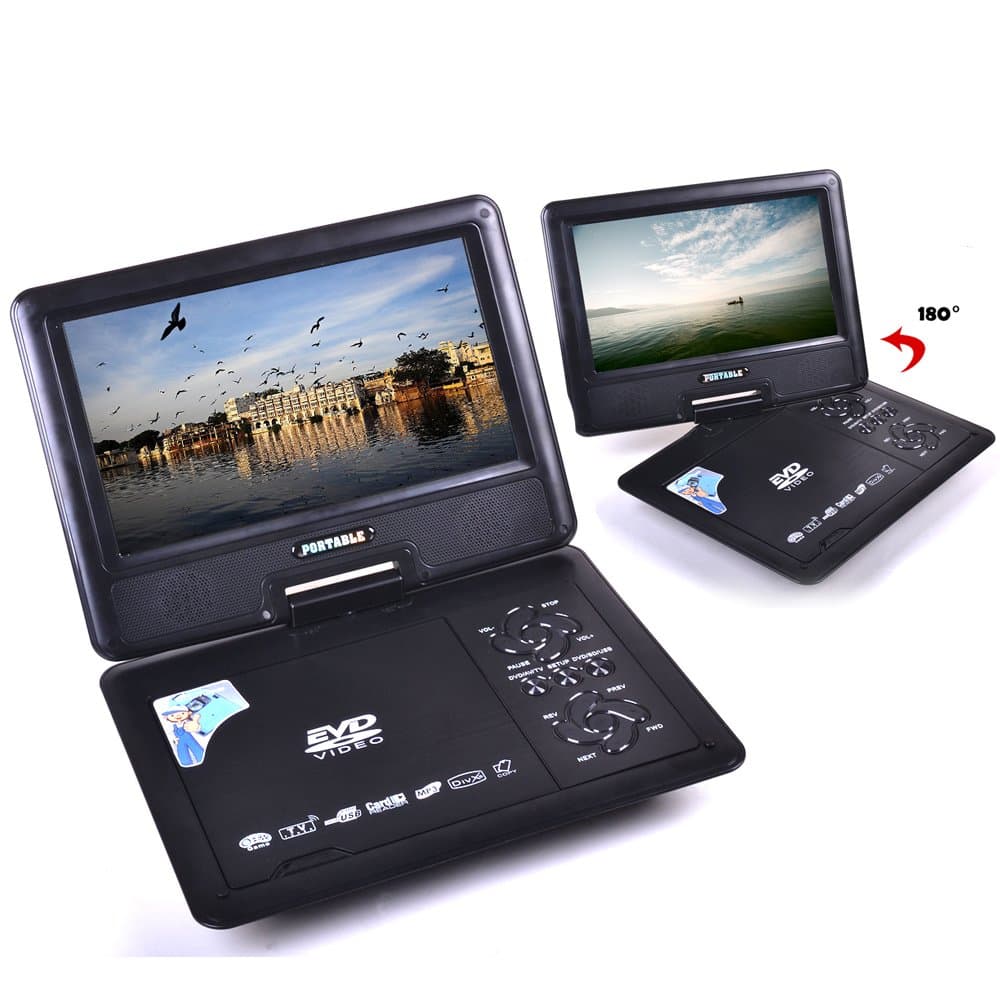 Cyclerobot Portable DVD Player with 7.8 inch LCD Screen for Travel Car Home