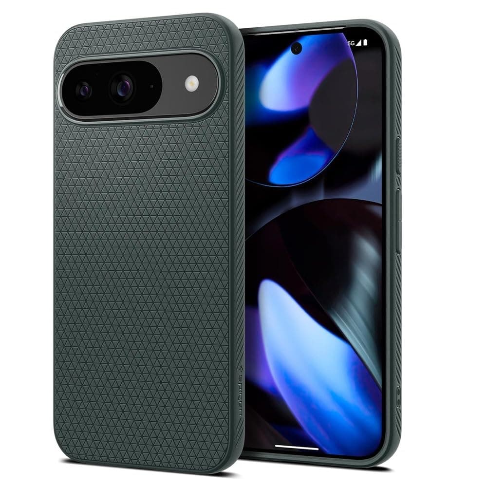 Spigen Liquid Air designed for Google Pixel 9 case Pixel 9 PRO case cover - Abyss Green