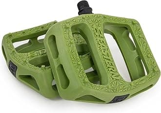 Eastern Bikes Facet Bike Pedals 9/16" - High Grip, Fiber-Reinforced Plastic & Chromoly Axle, for BMX, MTB & Kids Bikes - Multiple Colors