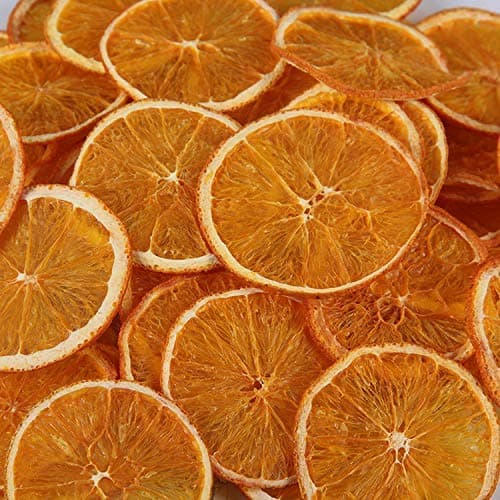 Dried Orange Slices, Low temperature drying Handmade Fruit Tea, Edible Edible Dried Orange Slices For Cake Decoration, Potpourri, Candle Crafts, Table Scatters (250g/8.8oz) (Orange)