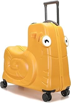 SEA PUNKKids Luggage, Kids Ride-on Luggage with Spinner Wheels Suitcase, Kid's Ride-On Suitcase Help Your Child Relax, Carry On Trolley Luggage with Password Lock