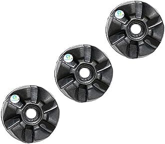 QemiQ Retail® Rubber Mixer Grinder- Jar Coupler- for Panasonic- 3 UNIT'S Black