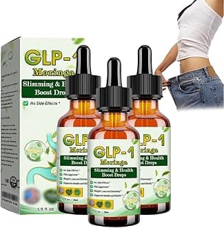 HHVB GLP-1 Health Boost Drops, HHVB GLP-1 Moringa & Health Boost Drops, Organic Moringa GLP-1, GLP-1 Supplement Drop, Gut & Digestive Immune & Energy Support (3)