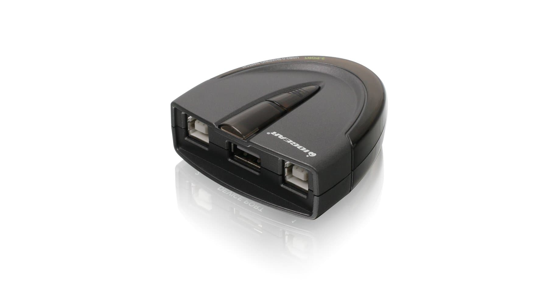 IOGEAR 2 Port USB 2.0 Switch - Auto Printer Switch - Manually or Auto Control - LEDs Indicate - Plug n Play - GUB231