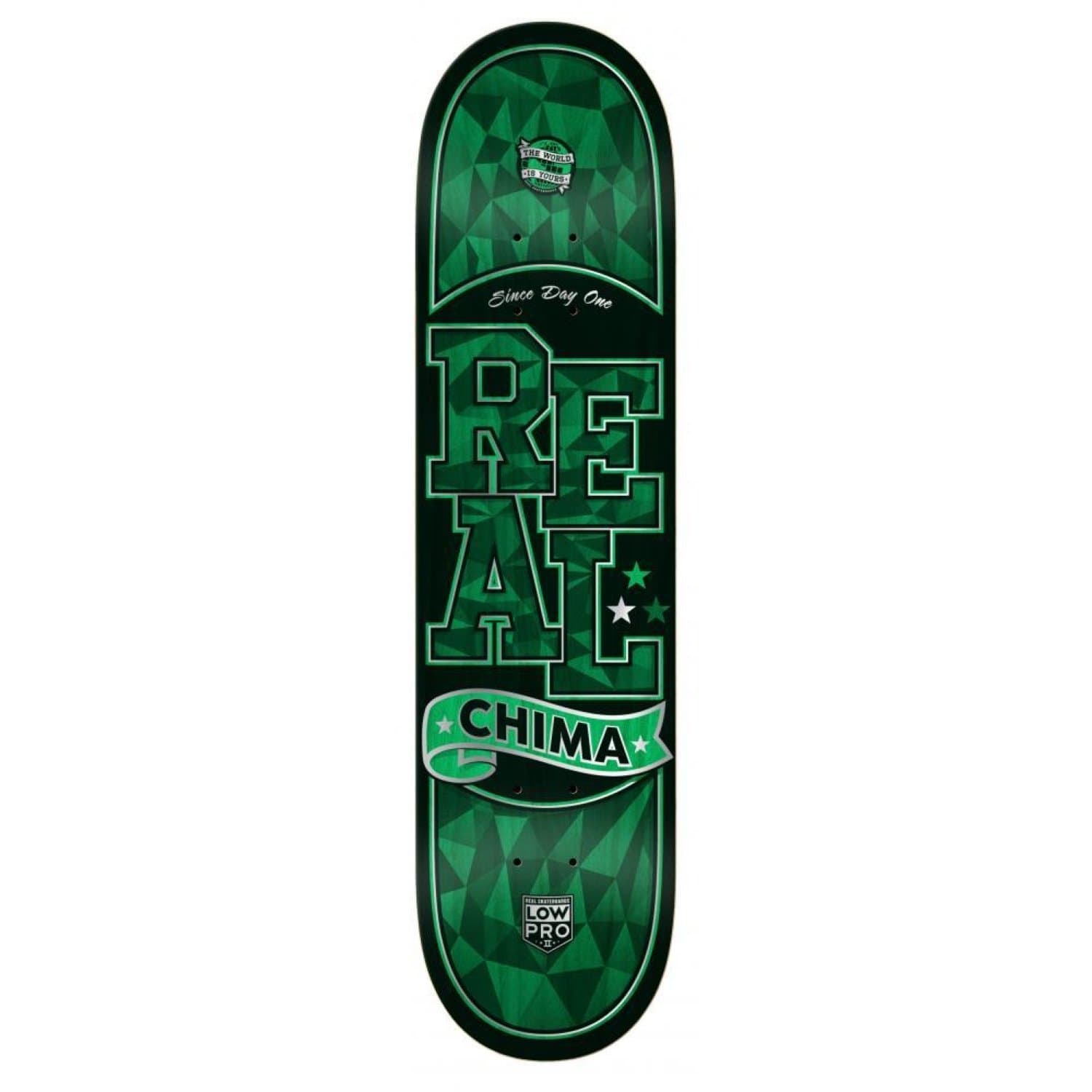 Real Low Pro Chima Facet Skateboard Deck - 8.06"
