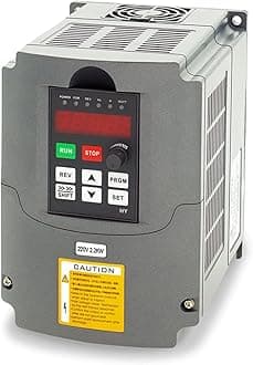 VFD,Variable Frequency Drive,2.2kW 3HP,AC 1 or 3 Phase 220V Input, 3 Three-Output,for 220V Motor/Spindle Speed Rotation,HY Series