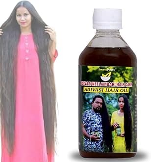 Adivasi Neelgiri Herbal Hair Growth Oil | Repairs Frizzy Hair Nourishment | Controls Hairfall | Controls Dandruff | hair oil for Hair Growth For Women and Men (Pack of 1)