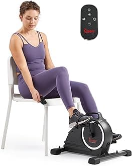 - Sunny Health & Fitness Dual Function Smart Motorized Mini Bike Trainer, Under Desk Exercise Machine for Senior Training, Arm/Leg Cardio Cycle Workout, Free SunnyFit App Bluetooth Link-SF-B020029SMART