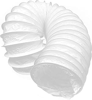 PVC Flexible Hose for Exhaust Gas Air Duct – Ventilation Outlet Flexible Hose for Air Conditioning, Hot Air Supply System (Diameter 125 mm – 1M)