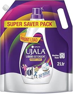 Ujala Front Load Liquid Detergent 2 Litre With Power of Instant Dirt Dissolution | Front Load Liquid Detergent for Superior Color Care | Laundry Liquid Detergent With Long-Lasting Refreshing Fragrance