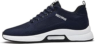Recyphi Men's Invisible Height Increasing Elevator Shoes Lightweight Sport Shoes Height Lifting Fashion Sneakers 2.4'' Taller