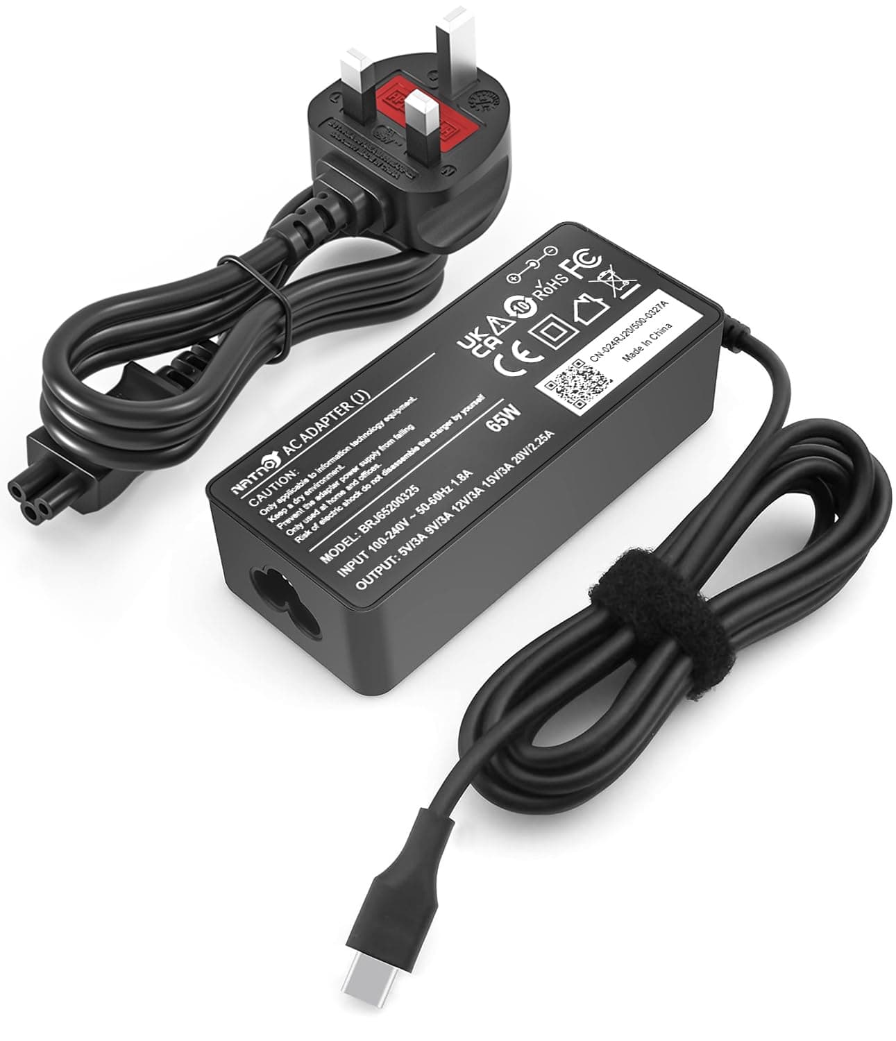 65W USB TYPE C Laptop Charger Compatible with Lenovo ThinkPad T14 E14 T16 T480 T580 X1 Carbon Chromebook Yoga ADLX65YDC2A, Fit for HP Dell Acer Asus Huawei Samsung نوع سي شاحن لابتوب Charger
