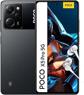 Poco X5 Pro Dual-SIM 128GB ROM + 6GB RAM (Only GSM | No CDMA) Factory Unlocked 5G Smartphone (Black) - International Version