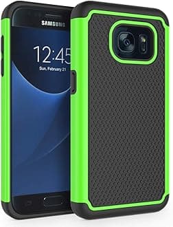 Galaxy S7 Case, [Shockproof] Defender Protective Phone Case Cover for Samsung Galaxy S7 (5.1", 2016) [Green]