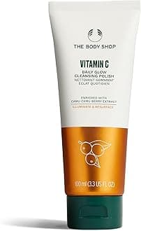Vitamin C Daily Glow Cleansing Polish, 100 ML - For Dull, Tired Skin| Removes Dead Skin Cells| Radiance Revealing