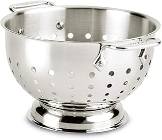 All-Clad Stainless Steel Dishwasher Safe Colander Kitchen Accessories 3-Quart 5603C