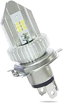 Super LED Headlight Bulb for Motorbikes and Scooters - White LED HS1 (12V DC 9W/10W 6000K) - Pack of 1