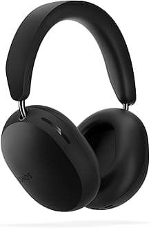 Ace - Black - Wireless Over Ear Headphones with Noise Cancellation