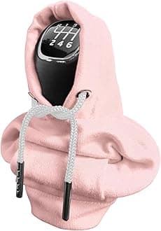 Gear Shift Cover, Cotton, Pink, Hoodie Style, 1PCS