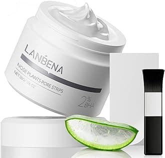 Blackhead Remover, LANBENA Black Heads Remover from Face Black Head Remover Peel Off Face Mask Nose Strips for Blackheads(1.05 Ounce)