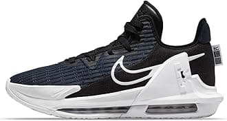 nikeMens Lebron Witness 6 Basketball Shoes, Black/White-Dark Obsidian, 14 M US