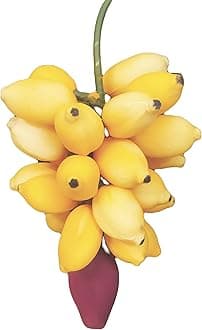 ZENRISE® Artificial Banana Bunch Fruits for Pooja/puja and Festival Decoration, Handicraft - 1 feet, Yellow, 1 Piece