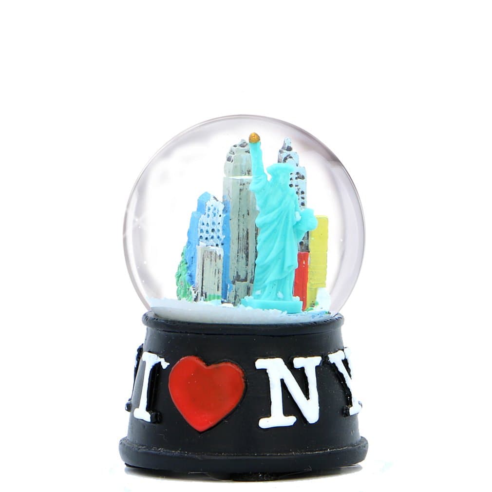 I Love New York Skyline Snow Globe
