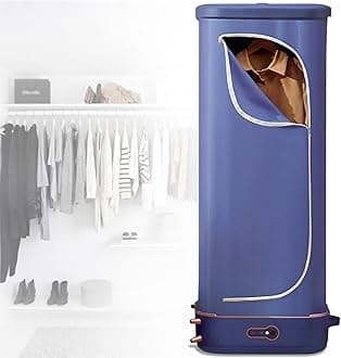 Automatic Clothes Steamer 800W Automatic Folding Clothes Dryer, Portable Dryer Steam Press Ironing Machine, 180Min Intelligent Timing Drying, For Home, Apartment, School Purple